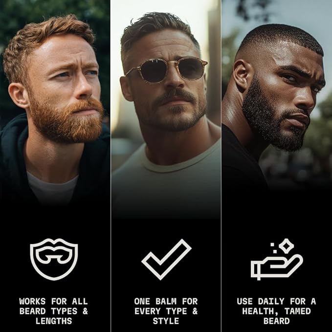 Striking Viking Beard Balm for Men - Leave in Beard Conditioner - Styling Balm Made with Naturally Derived Beard Butter, Argan & Jojoba Oils (2 Ounce (Pack of 1), Terra Sol)