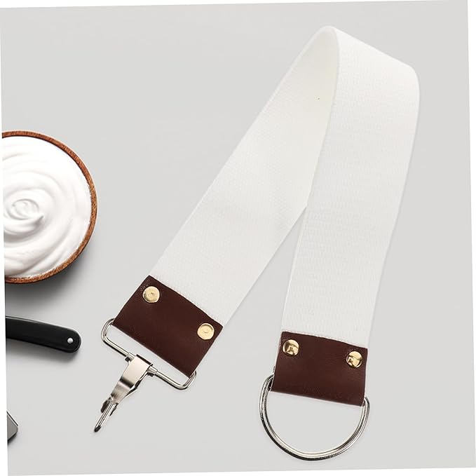 Dual Layer Canvas Razor Strop Professional Straight Razor Sharpening Belt for Barbershops Ensures Smooth Shaving Versatile Use with All Razor Types