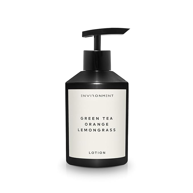 ENVIRONMENT Inspired by 5-Star Resort DBCH Lotion, 300ml Luxury Scented (Green Tea | Orange | Lemongrass) Bathroom Luxury, Men & Women High-End Body Lotion, Hand Cream, Dry Skin Treatment