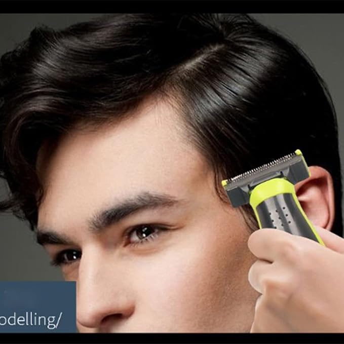 Beard Trimmer for Men, Rechargeable Face & Body Hair Trimmer, Washable Mens Electric Razors for Shaving Face, Beard, Mustache Trimmer, Double Sided Tooth Razors for Teen Boys