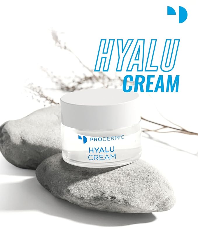 HYALU CREAM – Advanced Hyaluronic Acid Moisturizer for Deep Hydration – Face Lotion for Men & Women – Day & Night Cream for Anti-Aging, Firming and Wrinkle Reduction [ 50 Ml ] [ 1.8 Fl Oz ]