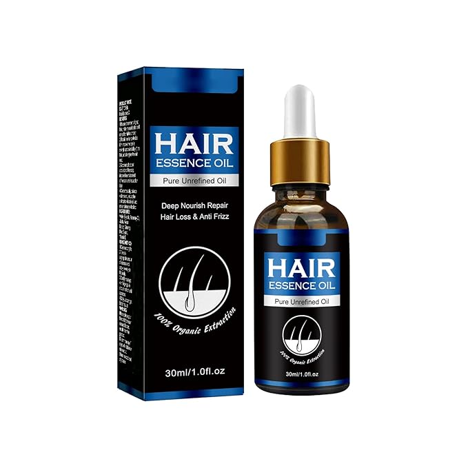 30ml Men's Hair Growth Oil for Thinning Hair – Hair Regrowth Treatment for Balding & Receding Hairline, Natural Hair Thickening Serum with Rosemary & Ginseng