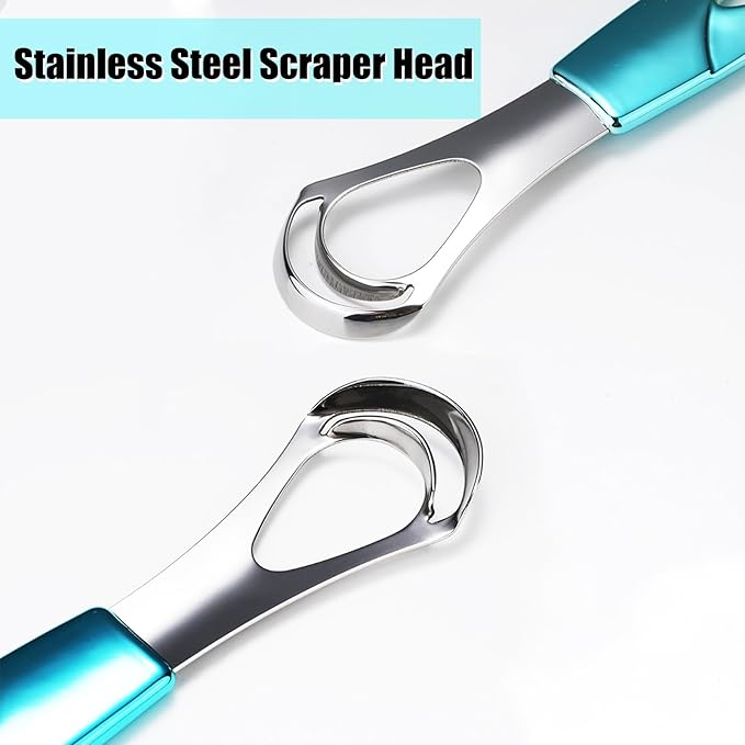 Tongue Cleaner, Tongue Scraper, Tongue Cleanser, Tongue Scraper, Tongue Scraper Cleaner, Helps Fight Bad Breath, Tongue Scrapers (Blue)