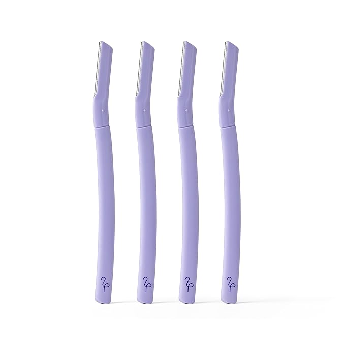 Flamingo Dermaplane Razor, Face Razors for Women, Disposable, 1 count, Pack of 4
