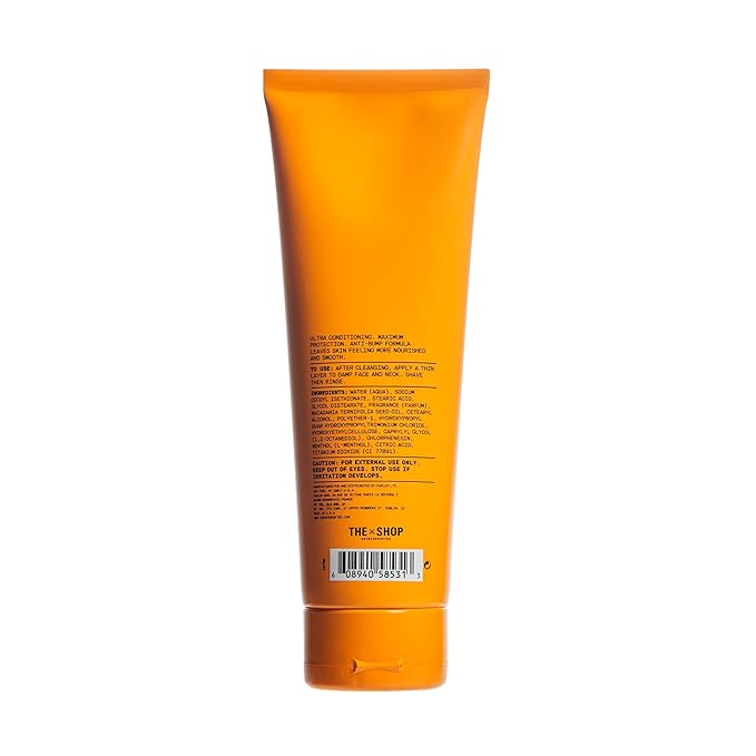 The Shop by LeBron James Men's Soothing Shave Cream, Ultra-Rich Lather for All Skin Types, Helps Prevent Nicks, Razor Burn & Irritation, Conditions & Smoothes with Macadamia Oil, 7 Fl Oz