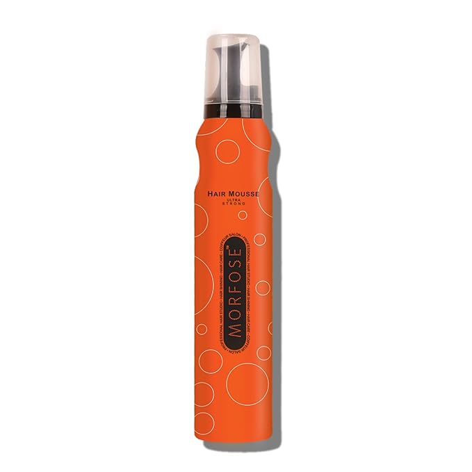 Morfose Hair Mousse - Voluminous Hair Styling Foam for Women and Men - Special Formula Mousse for Hair Styling - Stronger Hold and Volume Boosting (6.76 Fl oz, Ultra Strong)