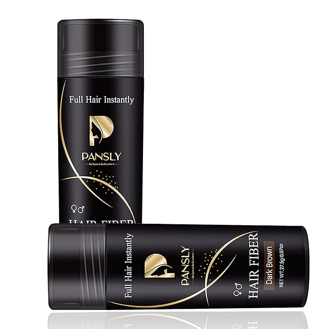 RoseFlower Hair Building Fibers for Thinning Hair Unisex, Waterproof Undetectable Natural Instantly Conceals & Thicken Thinning or Balding Hair Areas Hairline 15 Sec, Look Younger, Men & Women