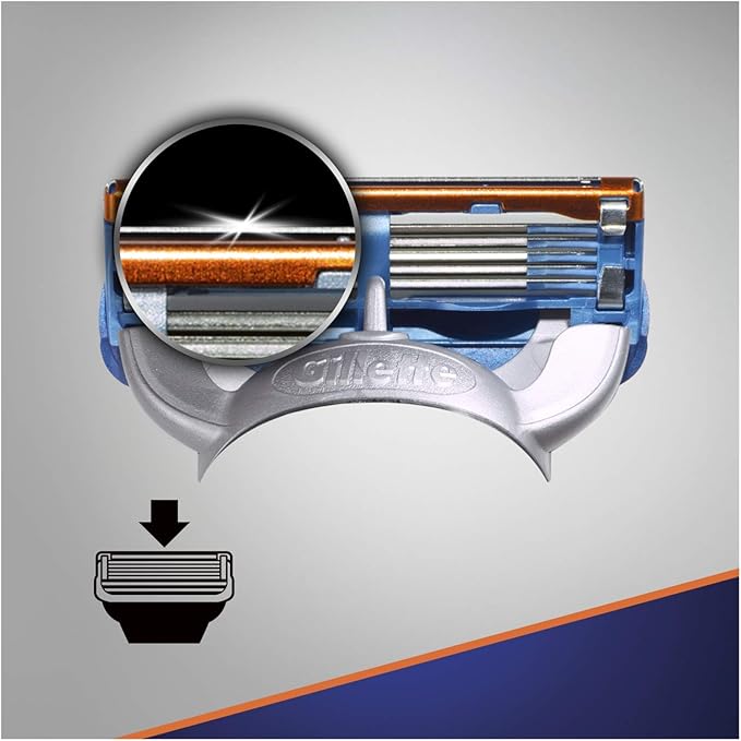 Gilette Fusion5 Razor 4 Blades for Men