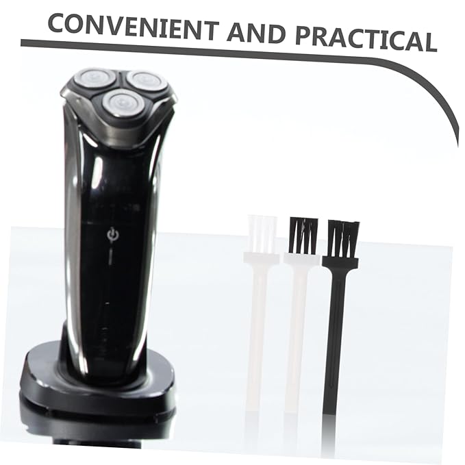 MERRYHAPY 60pcs Portable Keyboard Cleaner Brush Electric Shaver and Laptop Dust Brush for Cleaning Keyboards Circuit Boards Usb Ports and More Black White Black White