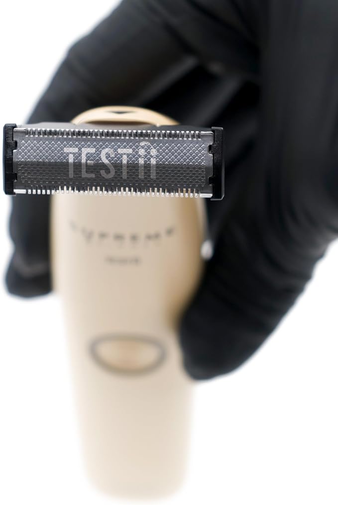 Supreme Trimmer Testii STH120 Men’s Ball Trimmer and Body Groomer, Waterproof Wet Dry Use, Skin-Safe Blade System, USB-C Fast Charging, 90 Min Runtime, Replacement Heads Available