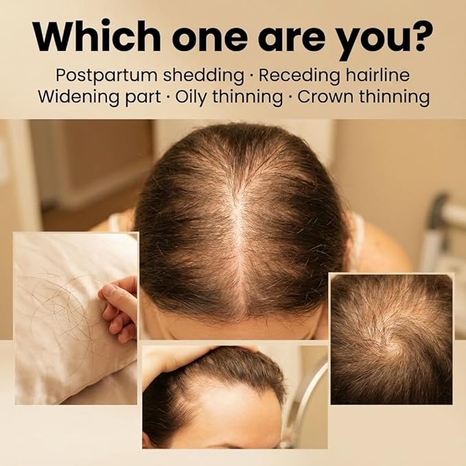 Hair Growth Support Tonic, Scalp Nourishing Serum with Ginger Root & Ginseng, Strengthens Hair Roots, Supports Thicker & Healthier Hair, Daily Leave-In Scalp Treatment, 50ml