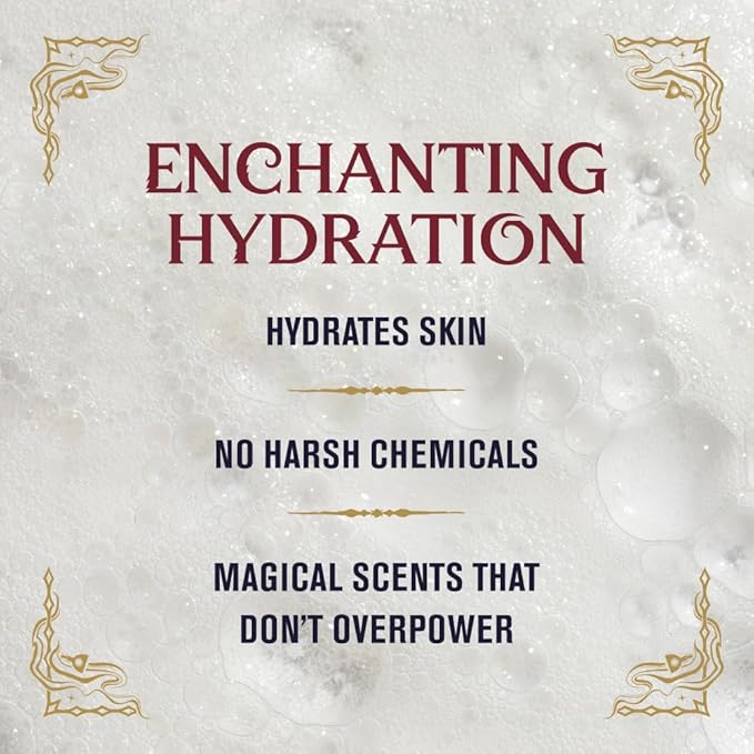 Every Man Jack Harry Potter Collectors Body Wash Gift Set - Includes 4 Body Washes with Clean Ingredients & Hogwarts Inspired Scents - Forbidden Forest, Charms, Herbology, Potions