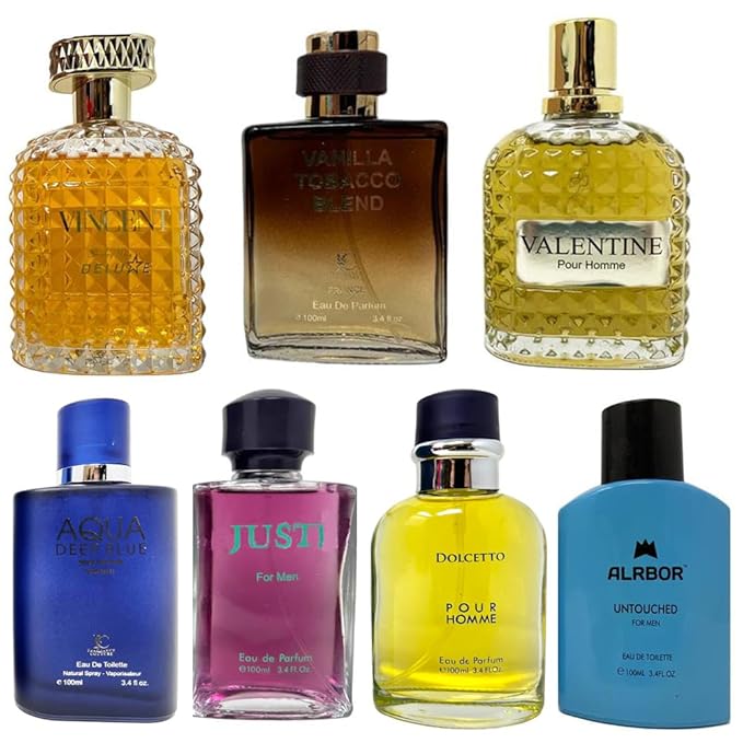 Cologne for Men Eau De Toilette Natural Spray Multi Scent Perfume 100 ML(Random 2PCS)