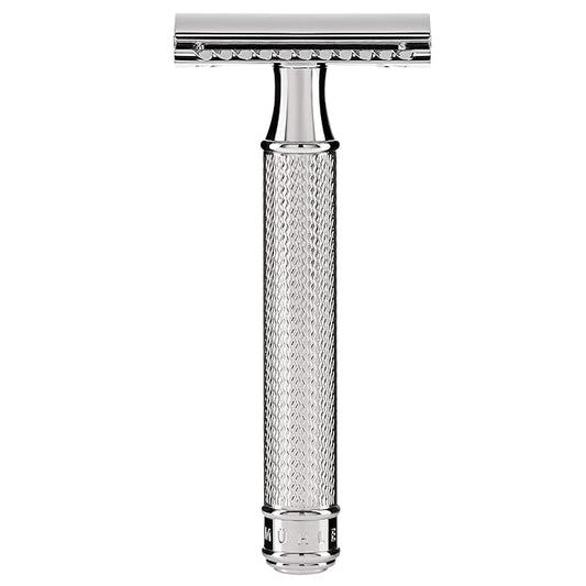 MÜHLE Grande R89 Double Edge Safety Razor (Closed Comb) | Perfect for Everyday Use | Barbershop Quality Close Smooth Shave | Luxury Razor for Men