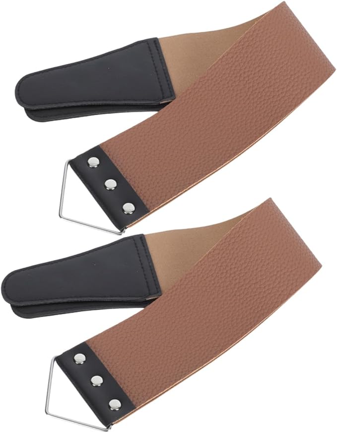 2pcs Practical Razor Strop Tool Buckle Rivets Long-lasting Use Shaver Sharpening Tool