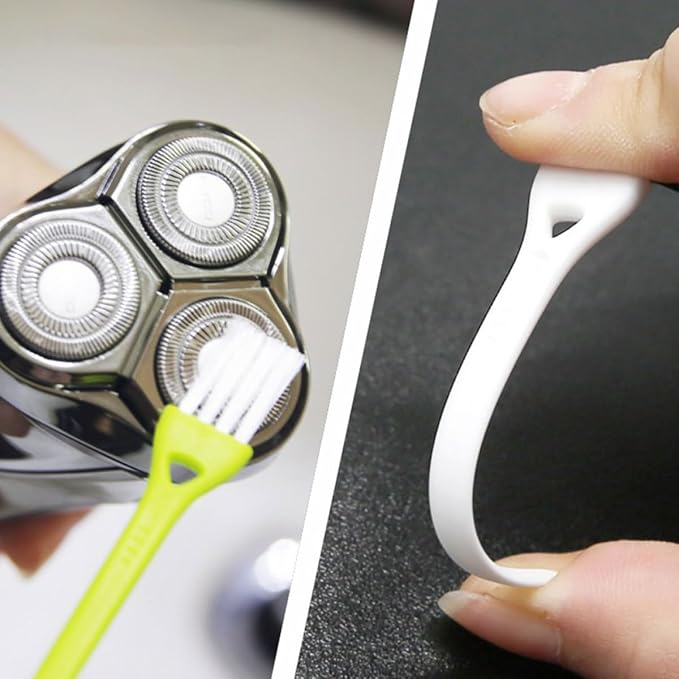 36pcs Electric Razor Cleaning Brush Set with Plastic Handles, Multi-color Shaving Tool Brushes for Men’s Electric Shavers, Precision Gap and Groove Cleaner for Daily Grooming