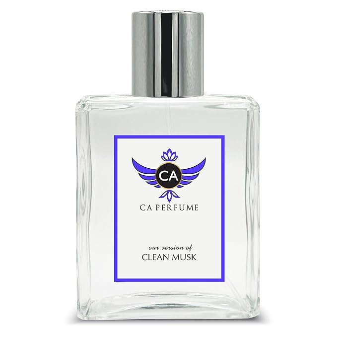 CA Perfume Impression of Clean Musk For Unisex Musk Fragrance Long Lasting Perfume Eau De Parfum 3.4 Fl Oz 100ml