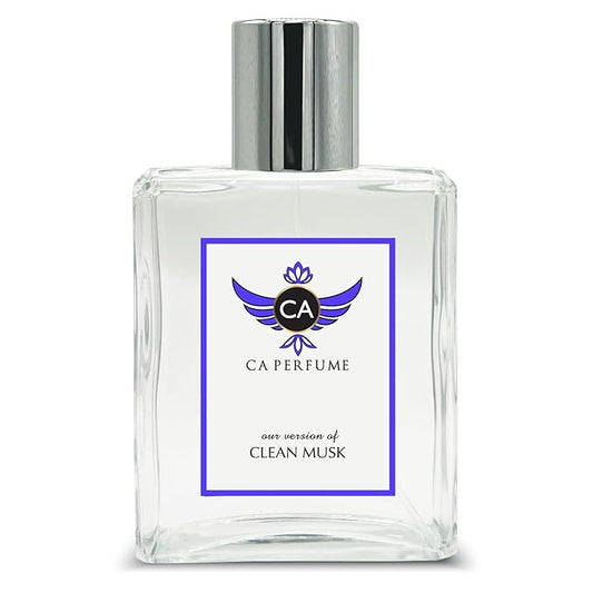 CA Perfume Impression of Clean Musk For Unisex Musk Fragrance Long Lasting Perfume Eau De Parfum 3.4 Fl Oz 100ml
