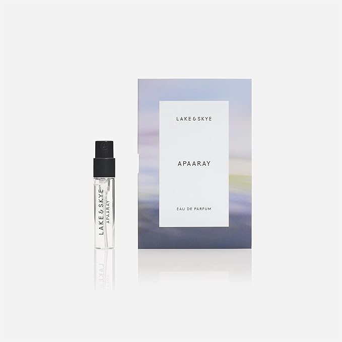Lake & Skye Apaaray Eau de Parfum Sample, 0.06 fl oz (2ml) - Amber, Warm Fig, Sandalwood, Floral, Vegan, Paraben-Free, Cruelty-Free