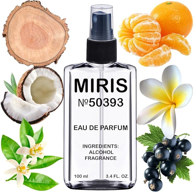 MIRIS No. 50393, Inspired by Surmonter, Long-Lasting Unisex Eau de Parfum for Women & Men, Spray 3.4 Fl Oz / 100 ml
