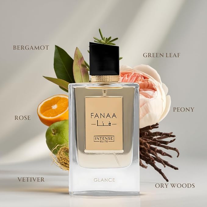 INTENSE ELITE Fanaa Glance Eau De Parfum for Women 100ML (3.4Oz) Arabian Perfumes For Women With Bergamot & Green Leaf Notes Long Lasting Perfume