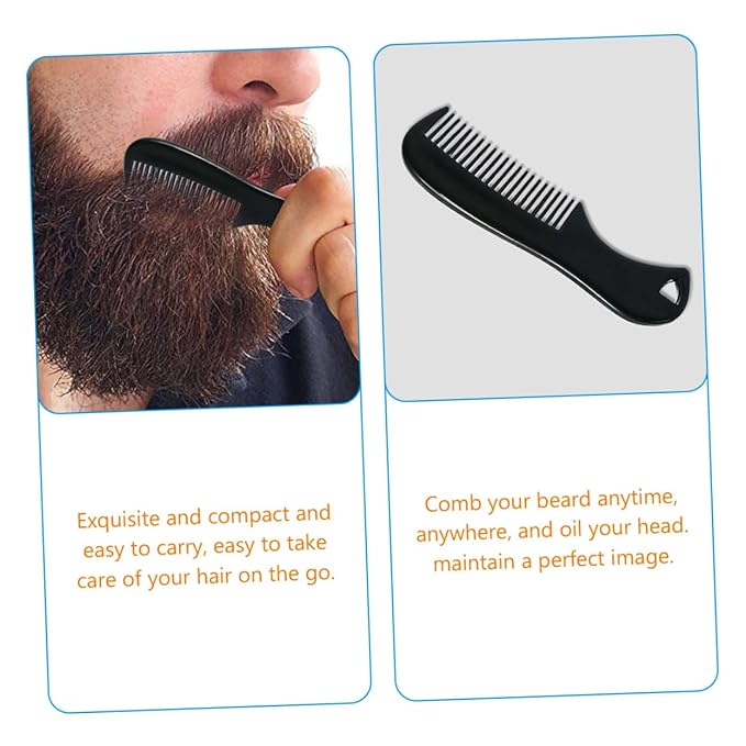 10pcs Mini Beard Comb Mustache Comb Mens Beard for Men Mens s for Hair Massage Mustache Pocket for s for Care Modify Tool