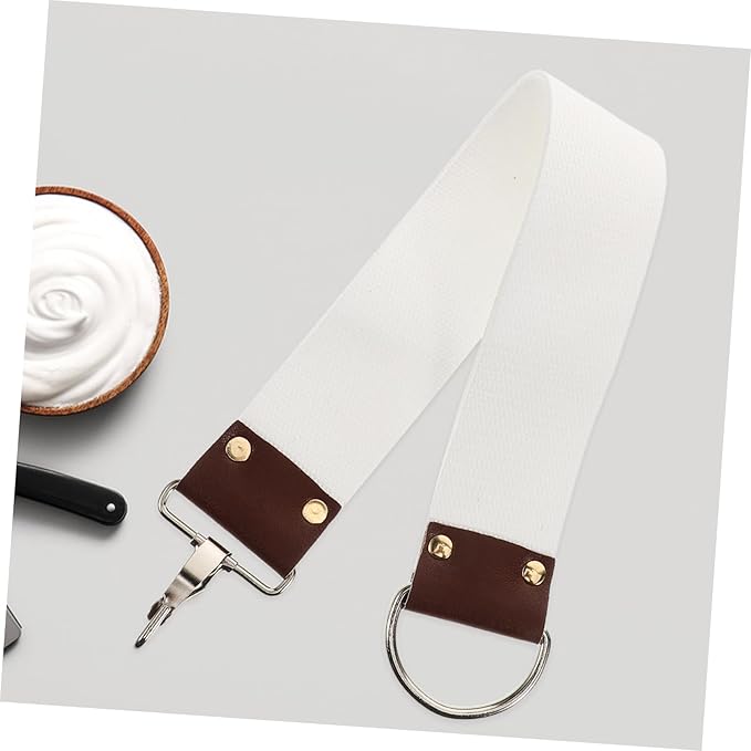 MERRYHAPY Dual Layer Canvas Shaving Strop Professional Sharpening Belt for Smooth Shaving Barbershops and Personal Use for Straight and Grooming Tools