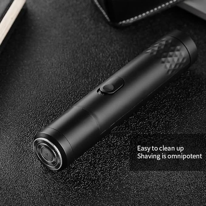 2 in 1 Electric Nose Hair Trimmer/Facial Hair Shaver - Nasal Hair Trimmer for Men, Nose Shaver, Mens Trimmers, Ear Hair Remover, Nose Ear Trimmer for Men, Grooming kit, Small Hair Trimmer