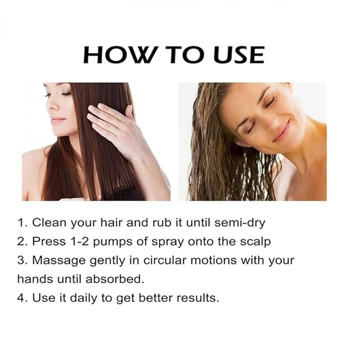 Hair Helper Spray, Hair Regrowth Spray 2.0 for Women Men, Stronger Hair Growth Booster for Thinning Hair & Hair Loss, Hair Growth Products for All Hair Types (1 pcs) (3 Pcs)