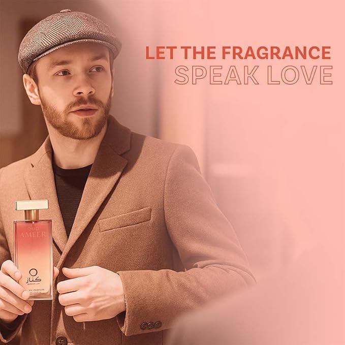 OUD AMEER | Men's Fragrance | Perfume for Men | Musky top note | 100 ml pack | 3.4 Fl. Oz. | Amber and Oriental fragrance | Gift for Men | Eau de Parfum EDP