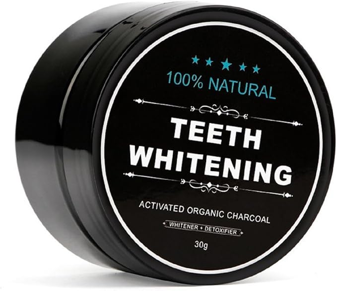 Teeth Whitening Charcoal Powder, Activated Charcoal Tooth Cleaning Powder, Natural Toothpaste Alternative, Oral Care Sets Natural Coconut, Organic and Chemical Free (1)