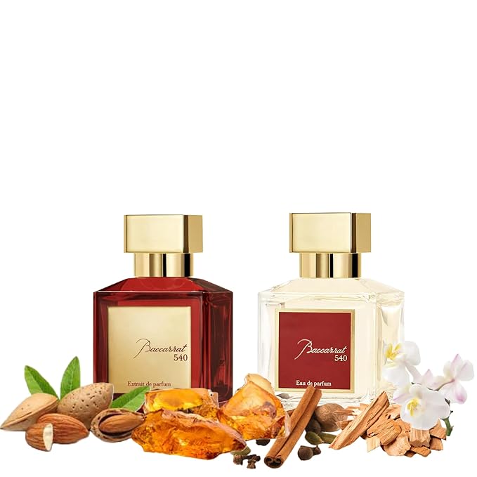 Equivalence of Baccarrat 54O Extrait & EAU de Parfum - Inspiration Bottle 30ml x 2 - Long Lasting Daily 12-14 Hours, 99% Same Fragrance (30ml x 2 EXTRAIT & EAU)