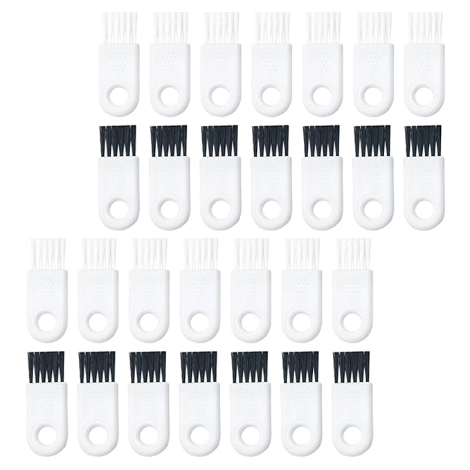 Artibetter 30pcs Electric Razor Cleaning Brushes Small Shaver Duster with White Handle for Men’s Electric Shavers Facial Hair Removal and Trimmer Maintenance