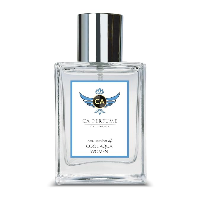 CA Perfume Impression of Cool Aqua Women for Women Aromatic Aquatic Fragrance Long Lasting Womens Perfume Eau De Parfum 1.7 Fl Oz 50ml