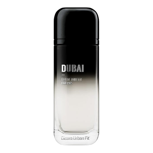 Dicora Urban Fit Dubai Cologne for Men - Top Notes of Lime and Grapefruit - Middle Notes of Mint and Jasmine - 5.07 oz EDT Spray