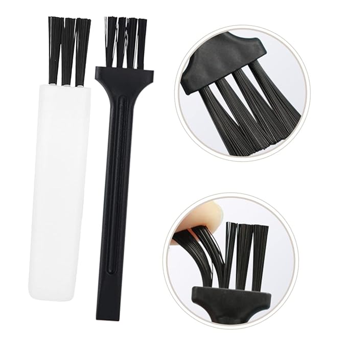 30pcs Electric Shaver Cleaning Brush for Beard and Hair Clippers Ergonomic Design Mini for Easy Storage for Keyboard Fans and Car Dashboard Cleaning