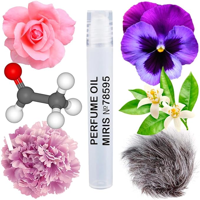 MIRIS No. 78595, Inspired by Blanche, Long-Lasting Perfume Oil for Women Roll-On, Rollerball 0.34 Fl Oz / 10 ml
