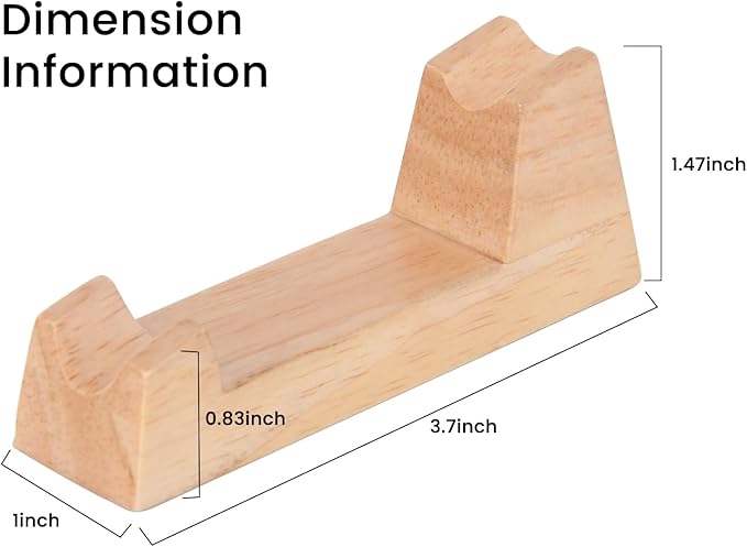 Wooden Safety Razor Stand - for Henson AL13 / AL13-M / Ti22 - Stand of Minimalism to Hold Your Razor - Luxury Razor Display Stand for Storing Your Razor