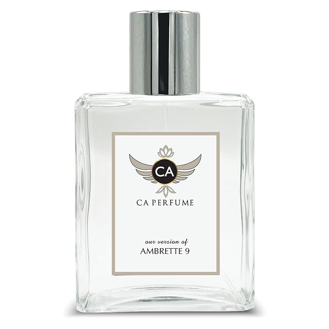 CA Perfume Impression of Ambrette 9 for Women and Men Eau De Parfum Aromatic Scent Long Lasting Unisex Fragrance Signature Scent for Day and Night Wear 3.4 Fl Oz 100ml