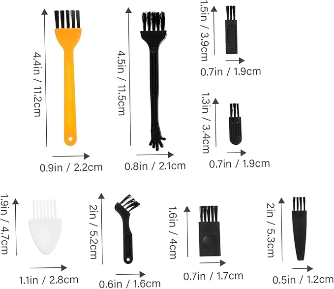 48pcs Electric Shaver Cleaning Brush for Maintenance Small Brushes for Cleaning Gaps and Grooves Quality and Comfortable Use