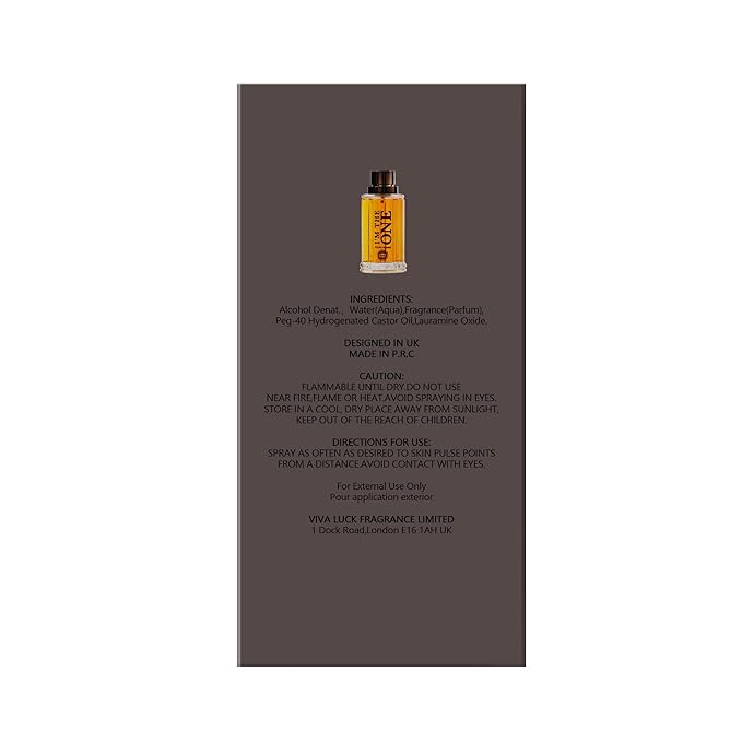 Hybrid & Company I'm The One Pour Homme For Men Eau De Parfum Vaporisateur Natural Spray 3.4 Fl Oz (Pack of 2)