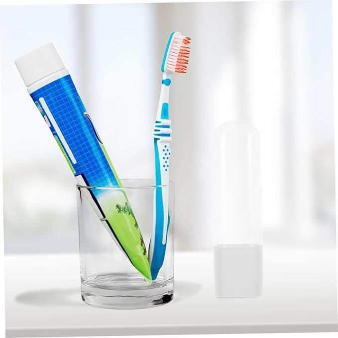 Travel-friendly Flosser Nozzle Cover Portable Case for Toothbrush Covers Electric Flosser Tip Holder Storage Box for Travel Accessories