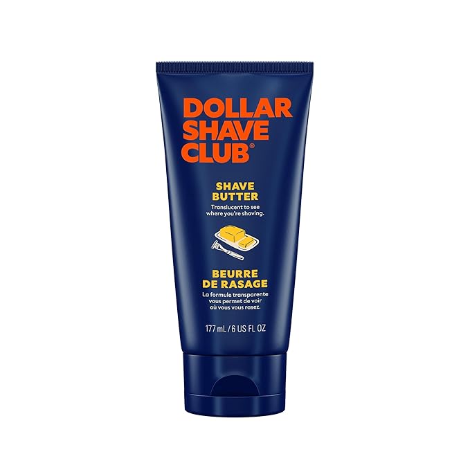 Dollar Shave Club | Shave Butter 6 ounce (1 Pack) | Translucent Shaving Cream for Sensitive Skin