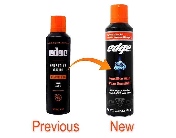 Shaving Gel- Ultimate Closeness : Ultimate Comfort Shave Gel 7 Oz By Edge (Sensitive Skin With Aloe, Pack Of 6)