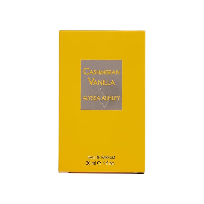 Alyssa Ashley Cashmeran Vanilla - Vanilla Perfume with White Amber, Patchouli, Salted Caramel, Musk - Elegant Perfumes for Women - 1.01 oz EDP Spray