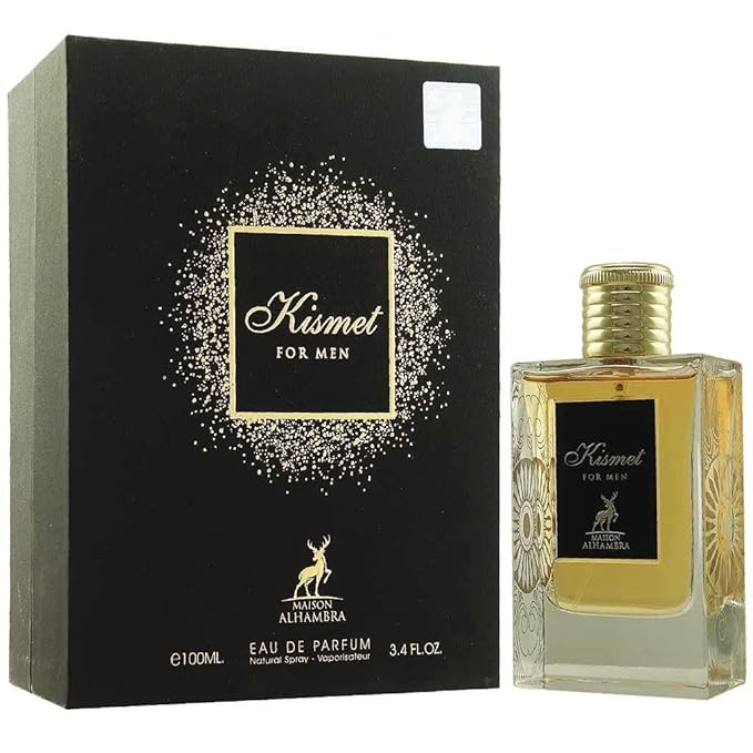 Maison Alhambra Kismet for Men Eau de Parfum Spray, 3.4 Ounce