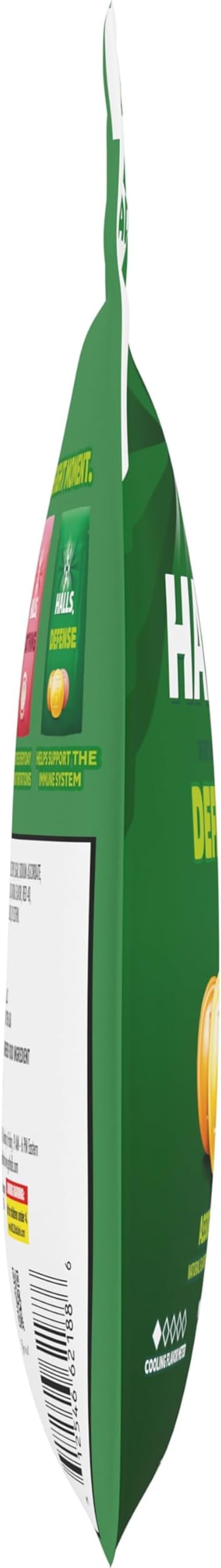 HALLS Defense Assorted Citrus Vitamin C Drops, Economy Pack, 80 Drops
