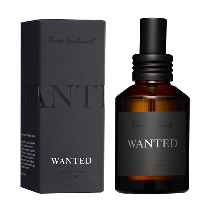 Pure Instinct WANTED The Original Pheromone Infused Essential Oil Perfume Cologne - Men's Collection - TSA Ready (Spray Bottle 2 Fl. Oz./60mL)