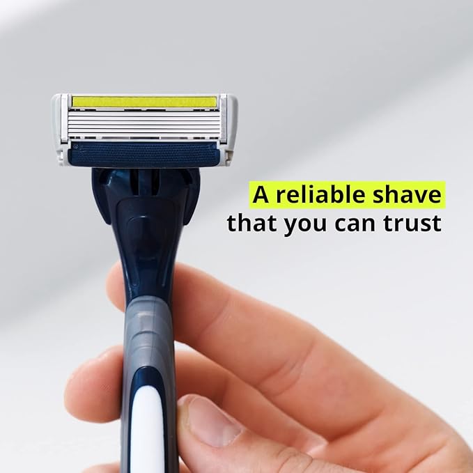Dorco Pace 6 Plus - Six Blade Disposable Razors with Trimmer - Value Pack (9 Disposable Razors)