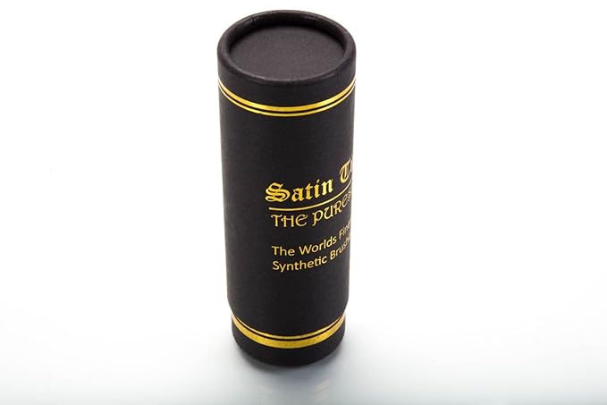 Satin Tip – The Purest, Shave Brush (Synthetic, White, Soft Touch, Case)
